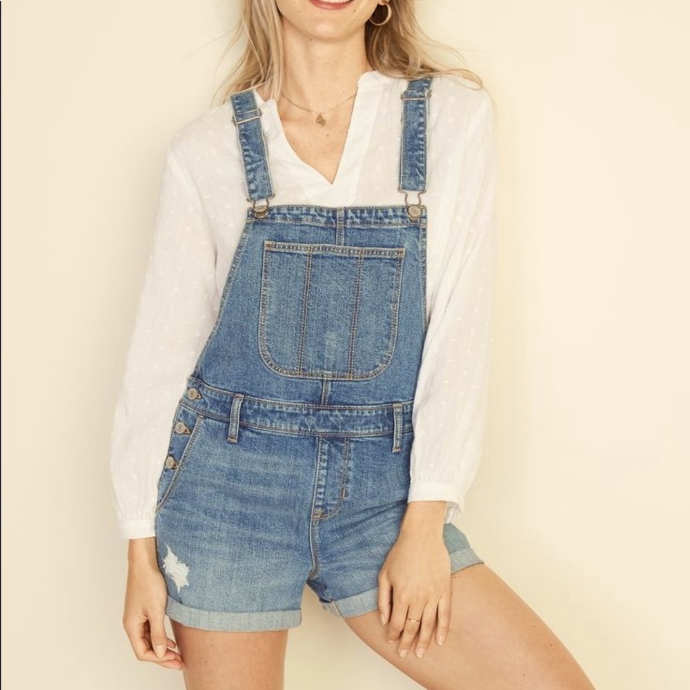 Old navy overall shorts